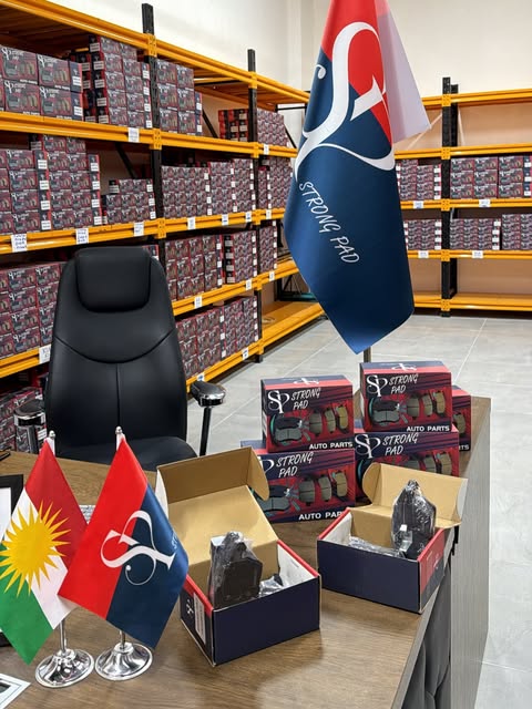 STRONG PAD showroom and stock in Erbil